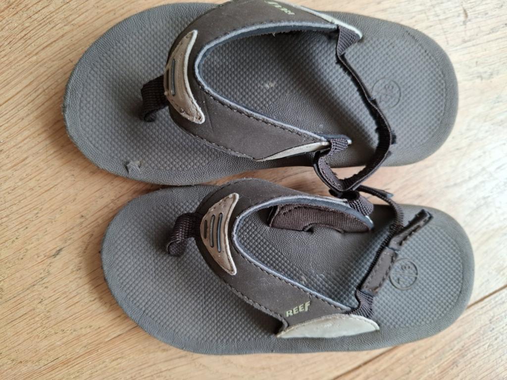 Reef gebruikte kinder slippers maat 25, Ophalen of Verzenden