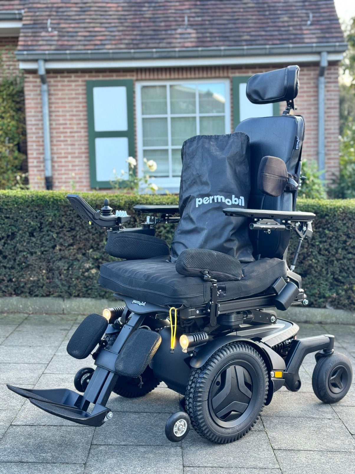 Permobil F3 Electrische rolstoel met alle mogelijkheden, Ophalen of Verzenden, Inklapbaar, Zo goed als nieuw, Elektrische rolstoel