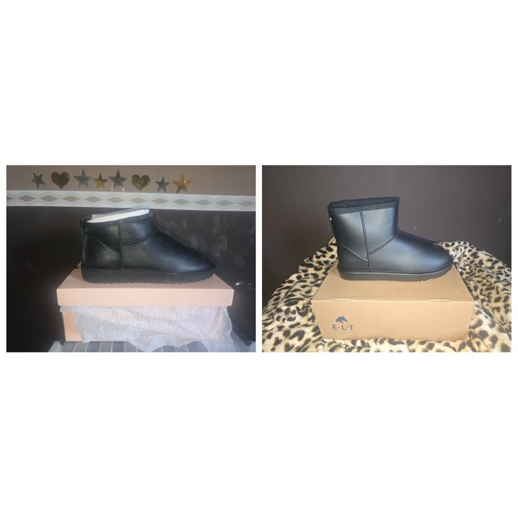 2 paar dames boots maat 43, Kleding | Dames, Schoenen, Ophalen, Zwart, Lage of Enkellaarzen, Nieuw