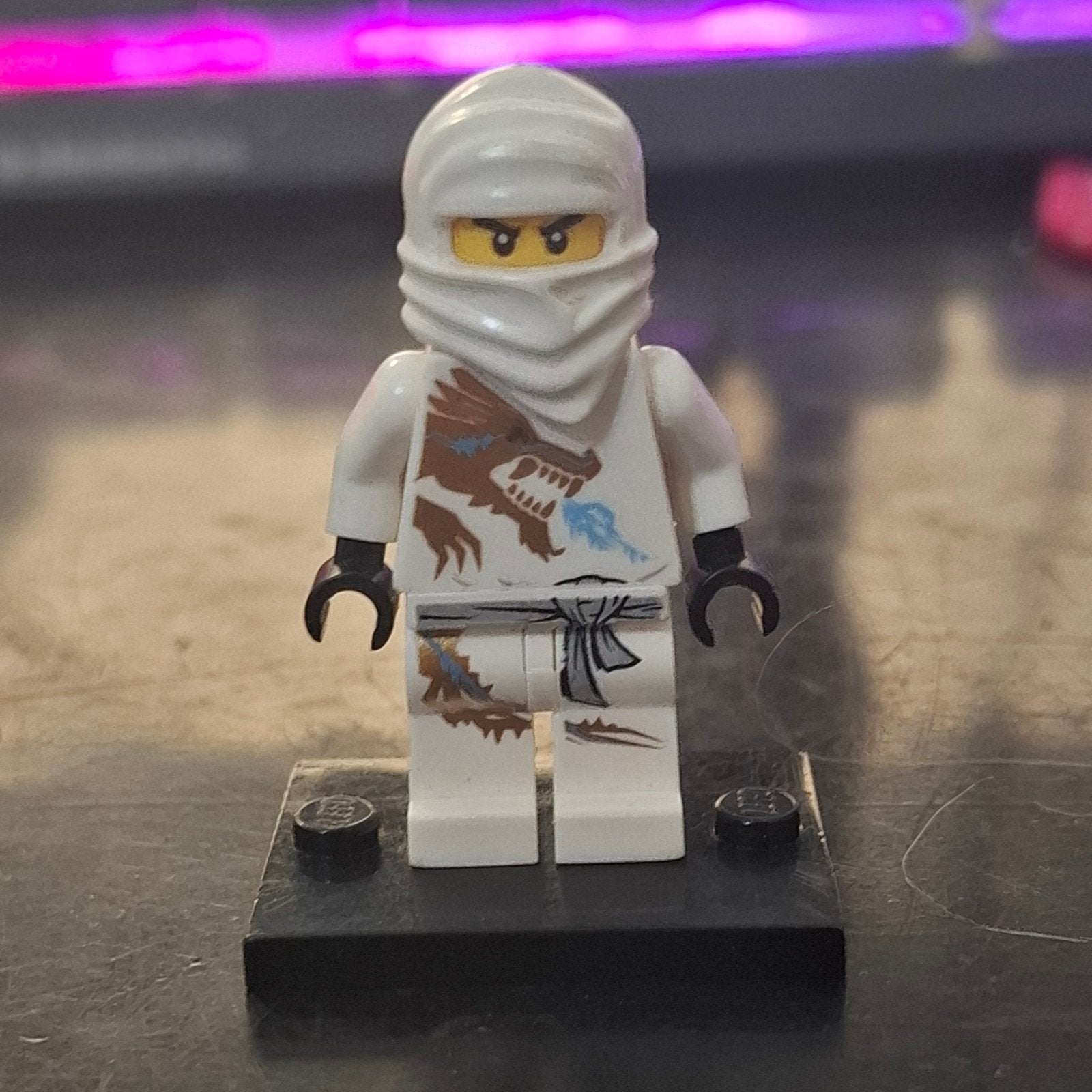 Lego Ninjago - Zane DX minifiguur, Lego, Ophalen of Verzenden, Zo goed als nieuw, Minifiguur