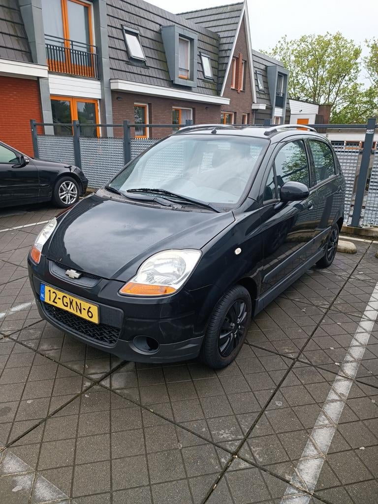 Chevrolet Matiz 0.8 2008 Zwart, Voorwielaandrijving, Stof, Zwart, Origineel Nederlands