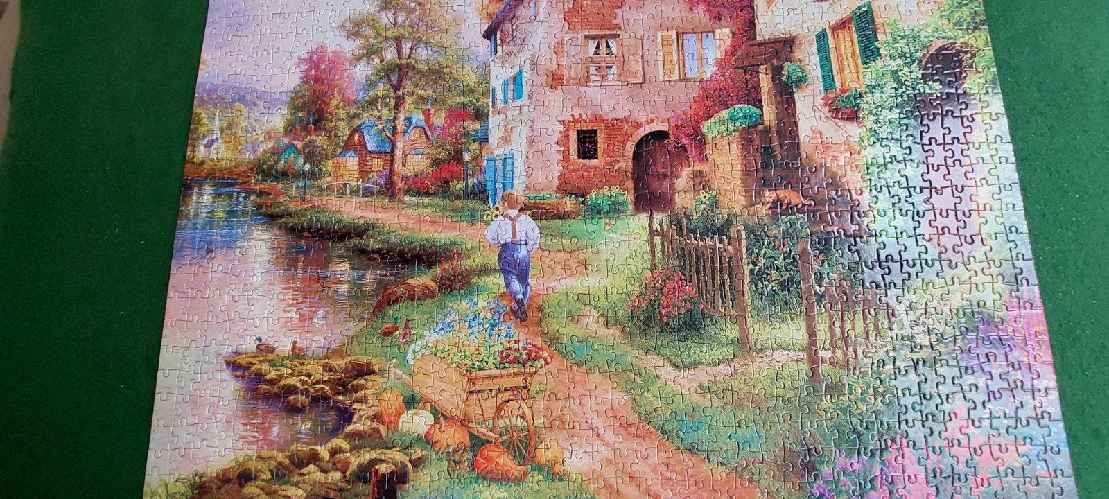 HUADADA PUZZEL. GEWELDIGLEUKE PUZZELPoster zo grootalspuzzel, Ophalen of Verzenden, 500 t/m 1500 stukjes, Zo goed als nieuw, Legpuzzel