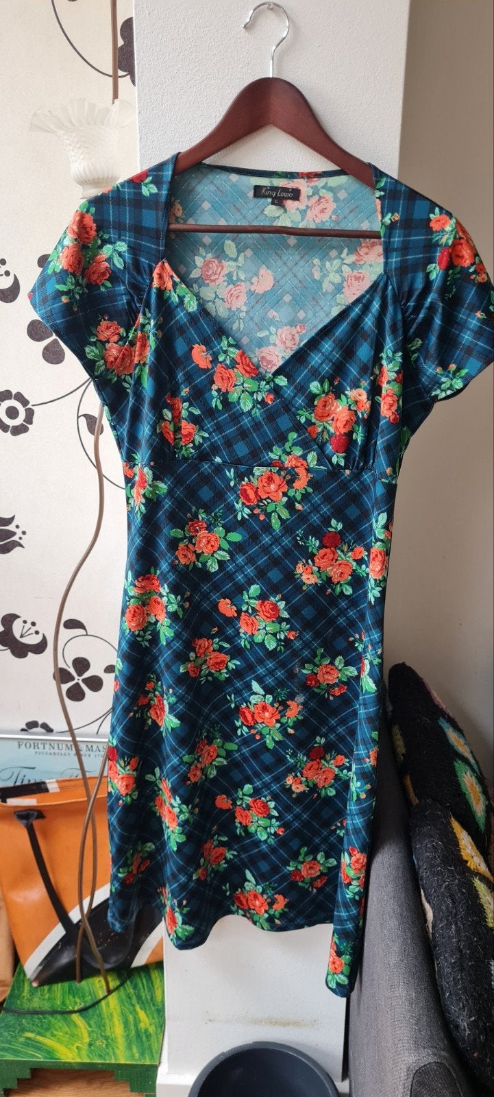 King Louie jurk maat M, Kleding | Dames, Maat 38/40 (M), Meerkleurig, Ophalen of Verzenden, Knielengte