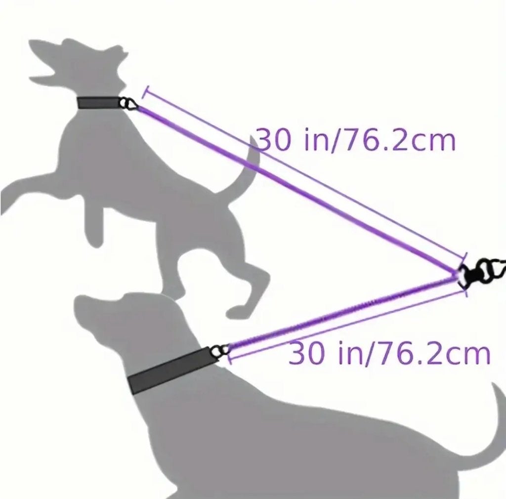 duo riem twee honden, Dieren en Toebehoren, Ophalen of Verzenden, Zo goed als nieuw, Hondenriem