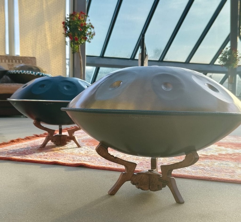 houten vloerstandaard handpan of tongue drum, Ophalen of Verzenden, Nieuw, Melodische percussie