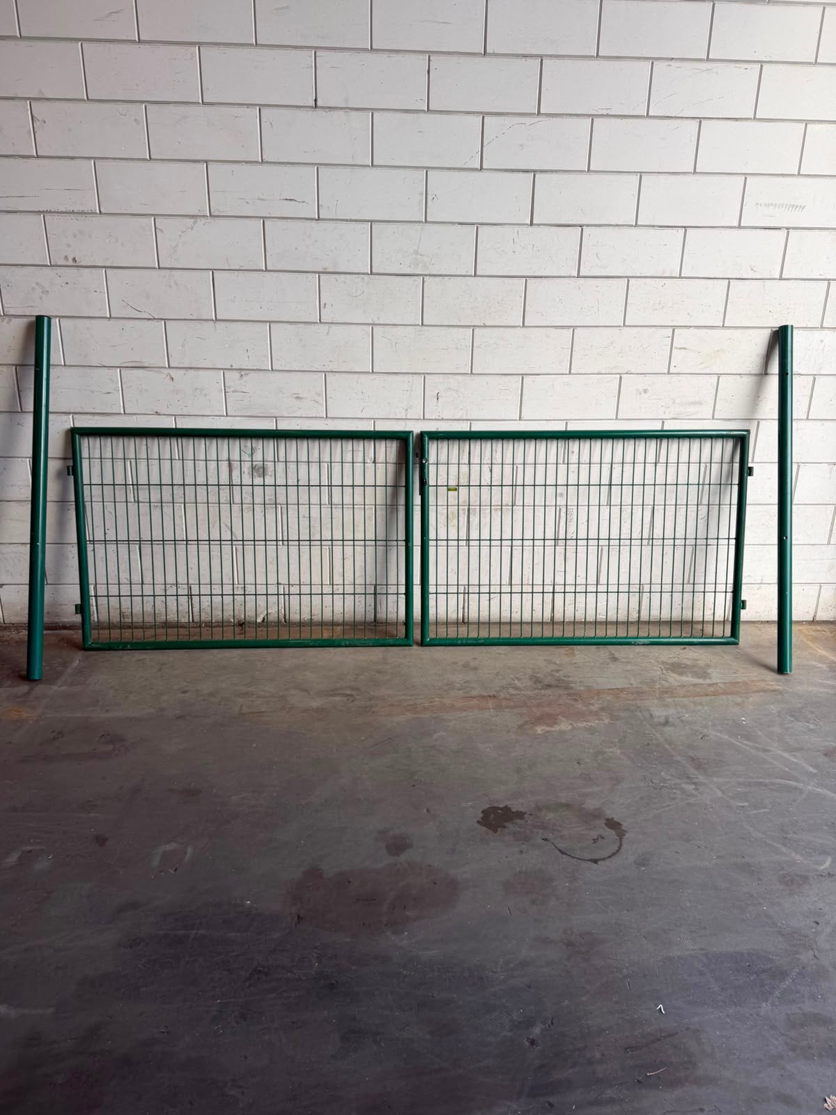 2e keus Dubbele Tuinpoort 100 x 300 cm – RAL7016 Antraciet, Ophalen, 100 tot 150 cm, Zo goed als nieuw, 200 cm of meer