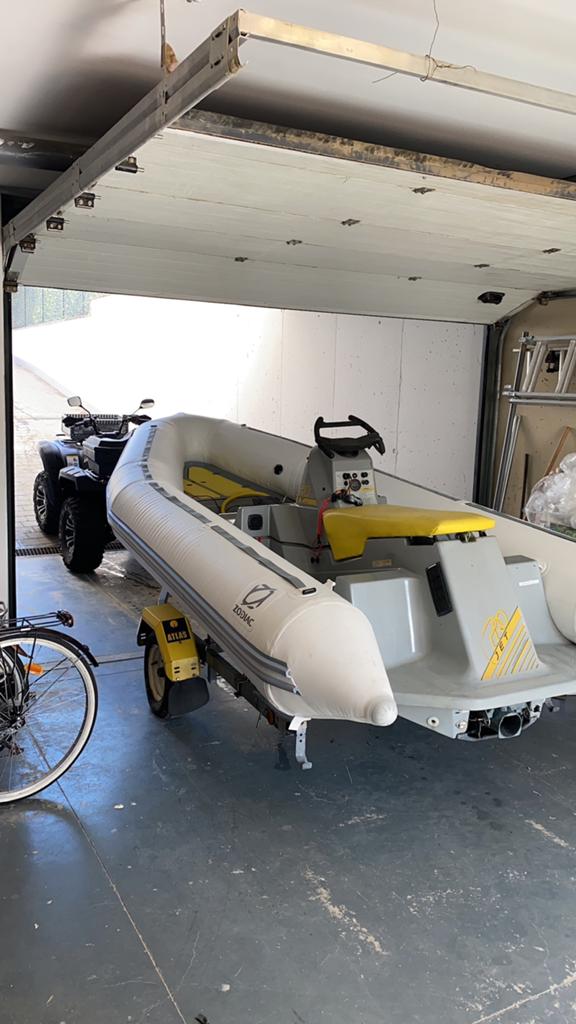 Zodiac projet met nieuwe tube, Watersport en Boten, Gebruikt, Binnenboordmotor, 5 m, Zonnedek