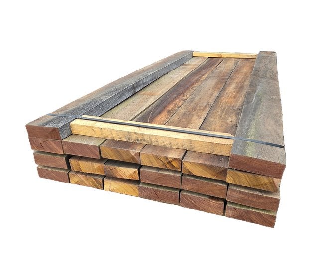 20 Hardhouten balken +/- 5.0x15.0 cm / 2.10 m lang - nr: HB8, Ophalen, Nieuw, 180 tot 250 cm, Balken