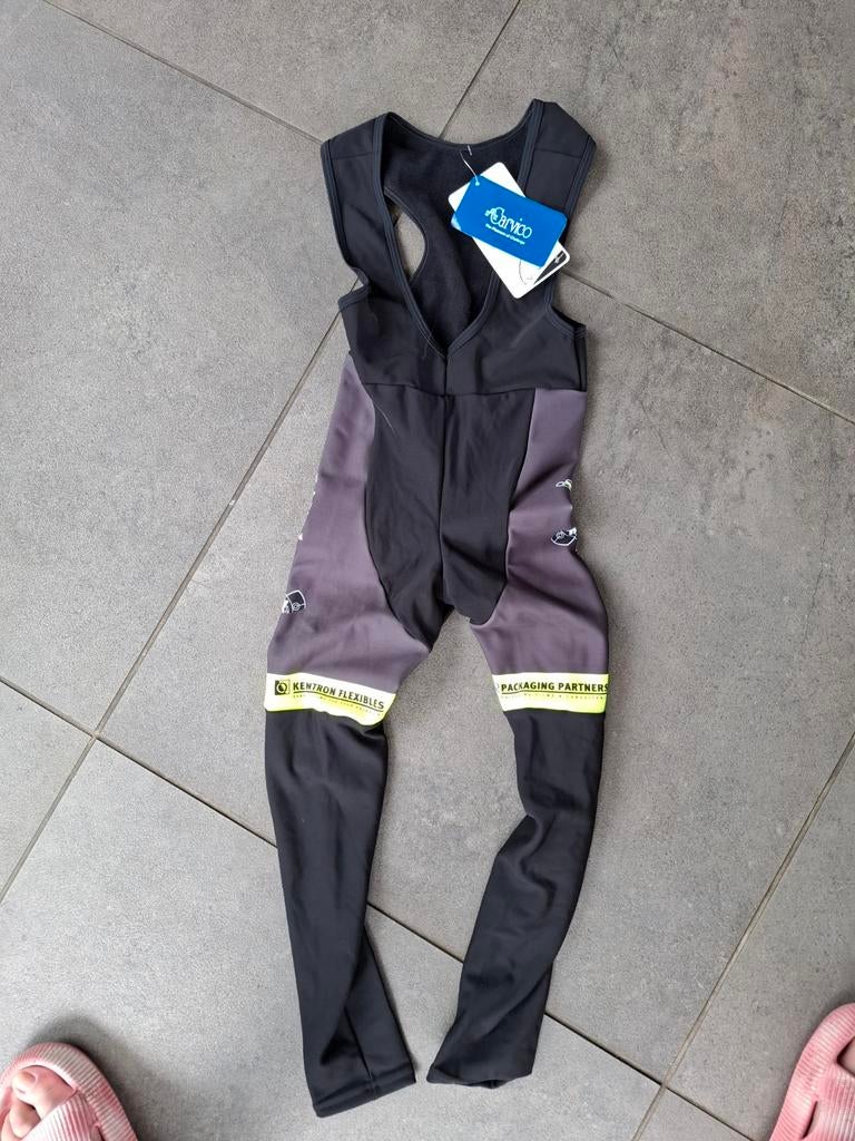 Lange wielerbroek zonder zeem nieuw maat 128/134