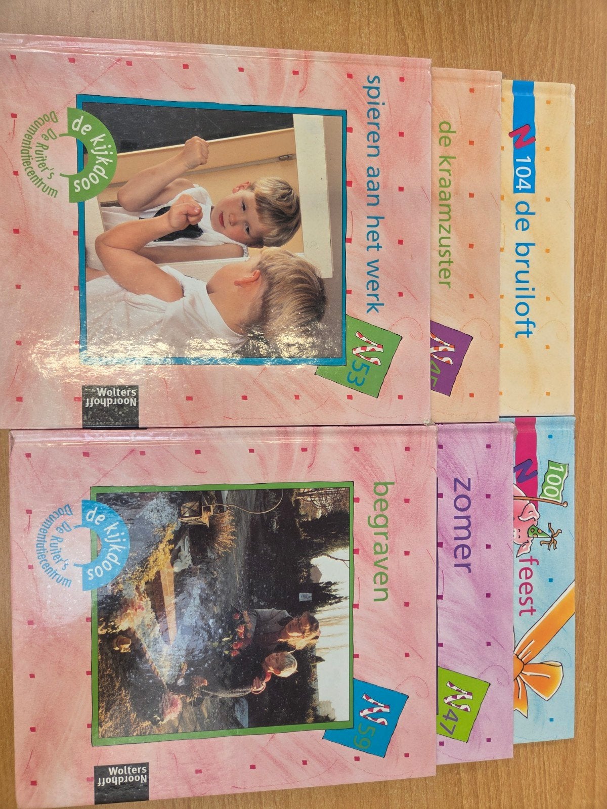 De Kijkdoos - Wolters Noordhoff (6 boeken), Gelezen, Jongen of Meisje, Ophalen of Verzenden, Voorleesboek