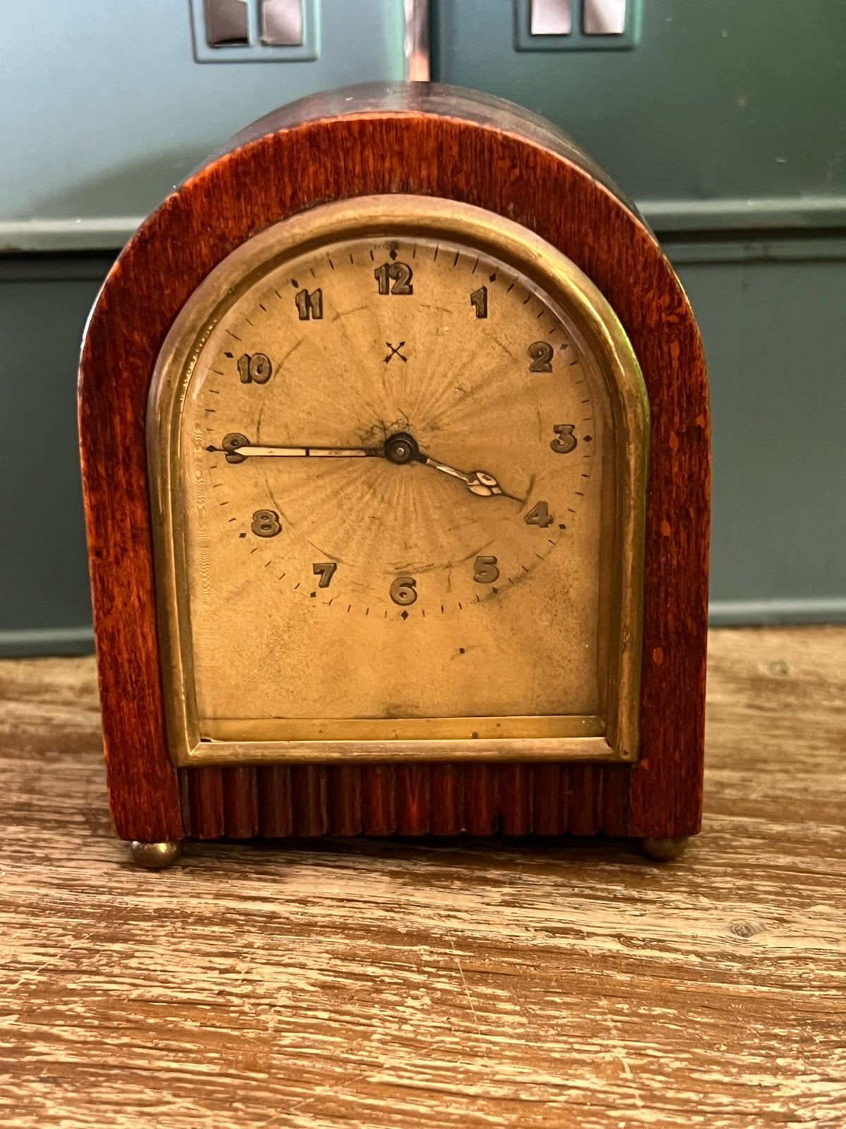 Art deco tafelklokje, Antiek en Kunst, Ophalen of Verzenden