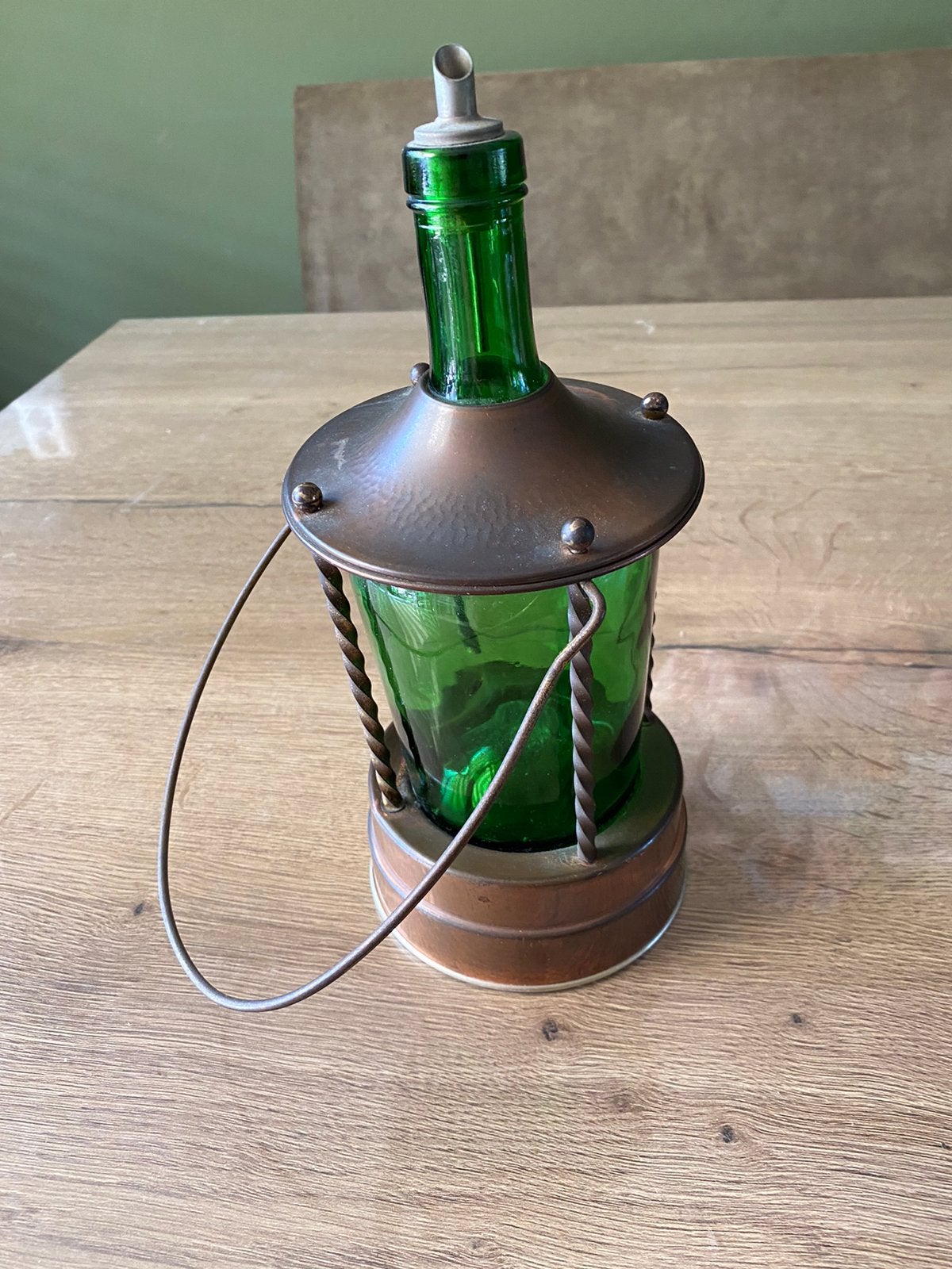 Vintage muziekdoosje in fles, Antiek en Kunst, Ophalen