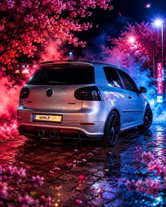 Volkswagen Golf 1.6 FSI GTI look 🔥, Voorwielaandrijving, Zwart, 4 cilinders, 620 kg