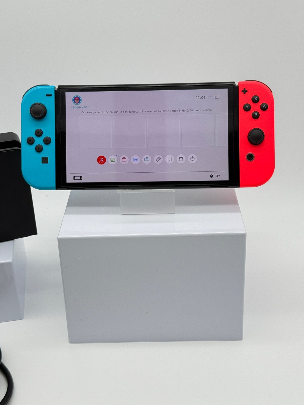 OLED NINTENDO SWITCH 2025 160GB + GARANTIE + TASJE, Met 2 controllers, Ophalen of Verzenden, Zo goed als nieuw, "