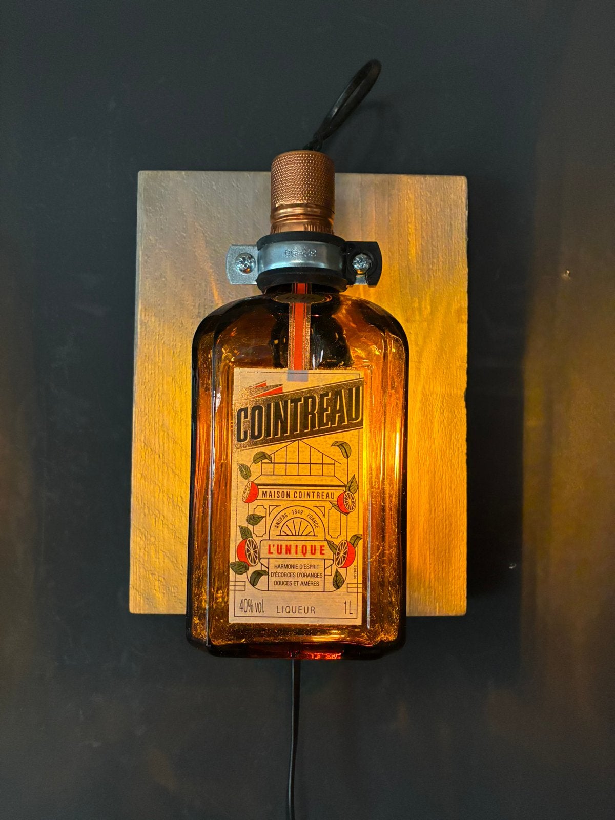 Cointreau Wandlamp, Huis en Inrichting, Met schakelaar, Nieuw, Wandlamp, Glas