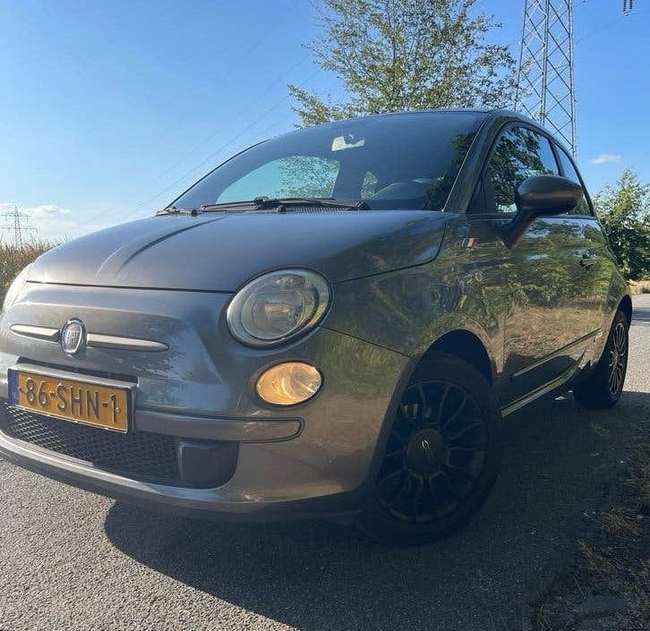 Fiat 500 0.9 Twinair 2011 Grijs met Airco|Goed onderhouden, Voorwielaandrijving, 31 €/maand, 905 kg, Origineel Nederlands