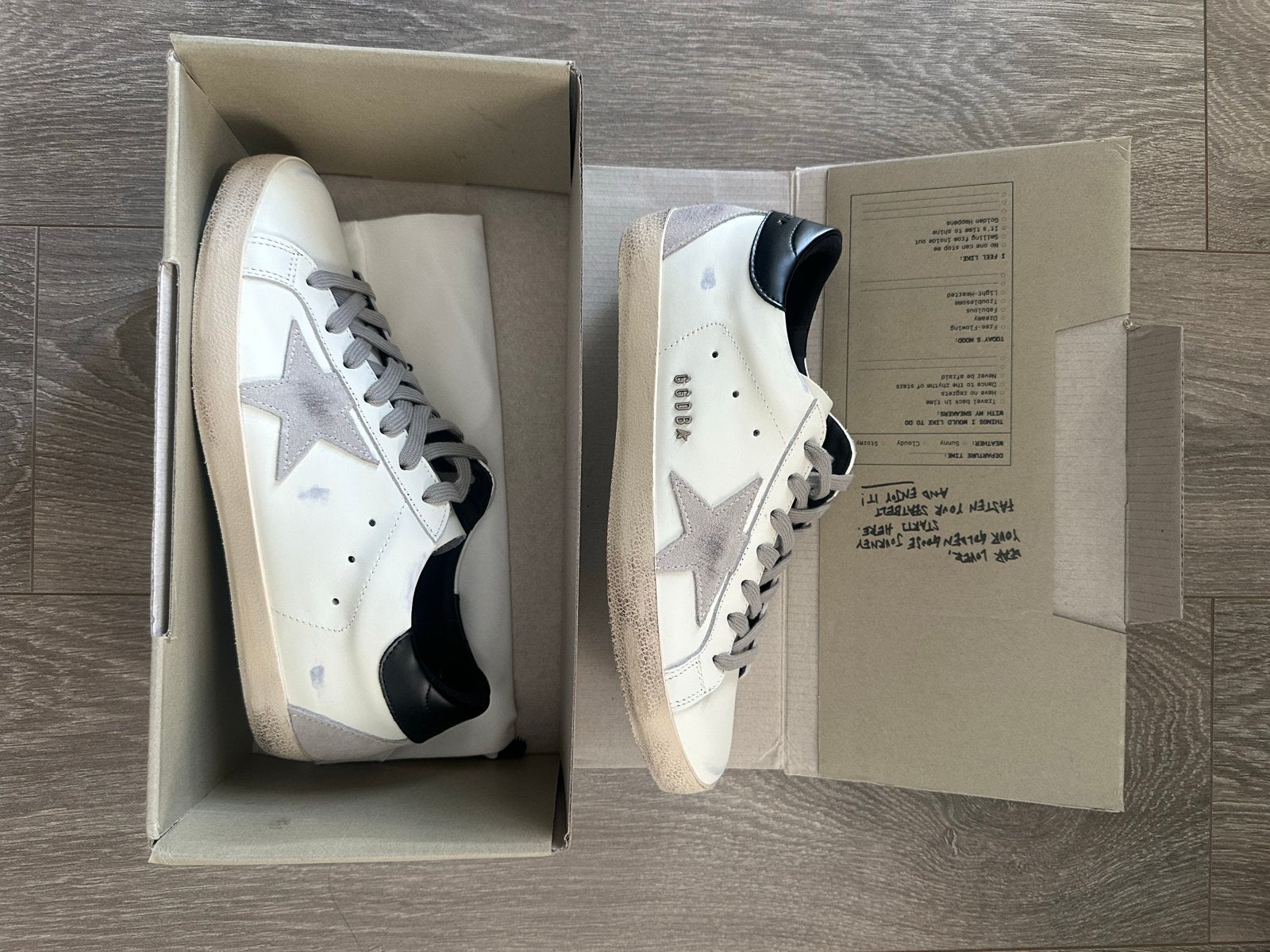 Golden Goose Superstar sneakers, Wit, Ophalen of Verzenden, Sneakers of Gympen, Gedragen