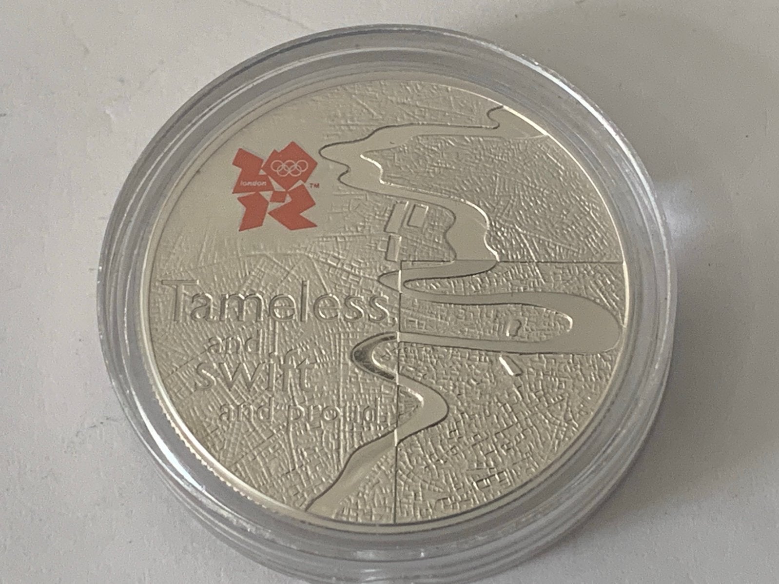 Moderne zilveren munt 1 oz met elisabeth 2, Ophalen of Verzenden, Zilver