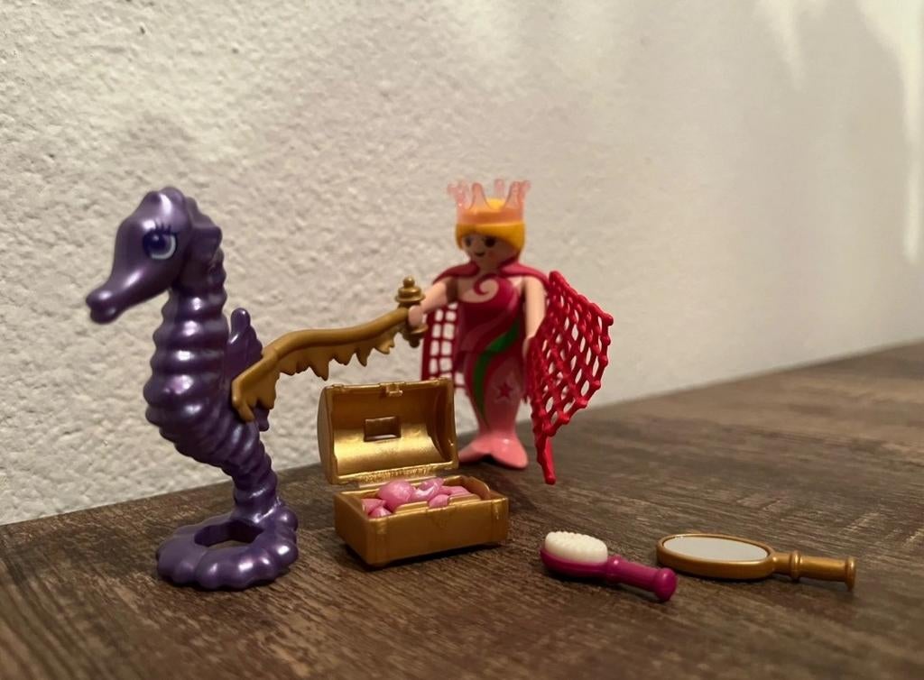 Playmobil zeemeermin, zeepaardje en cavia's, Ophalen of Verzenden, Gebruikt, Los playmobil