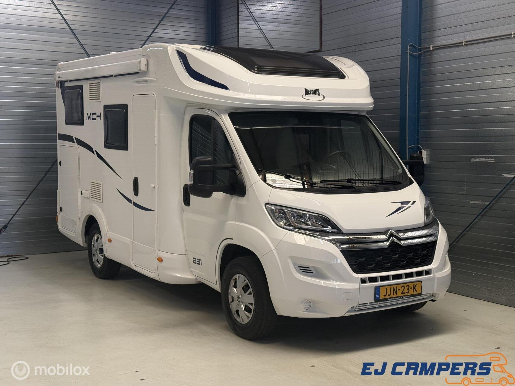 Mc louis MC4 231Dwarsbed + Hefbed / Euro6!, Caravans en Kamperen, McLouis, Ringverwarming, Airbags, Bedrijf