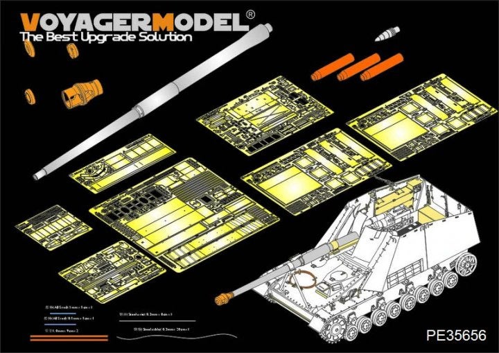 H-731,VOYAGER MODEL 1-35,NO,PE35656,WWII German Sd.Kfz. 164, Overige merken, 1:32 tot 1:50, Overige typen, Nieuw