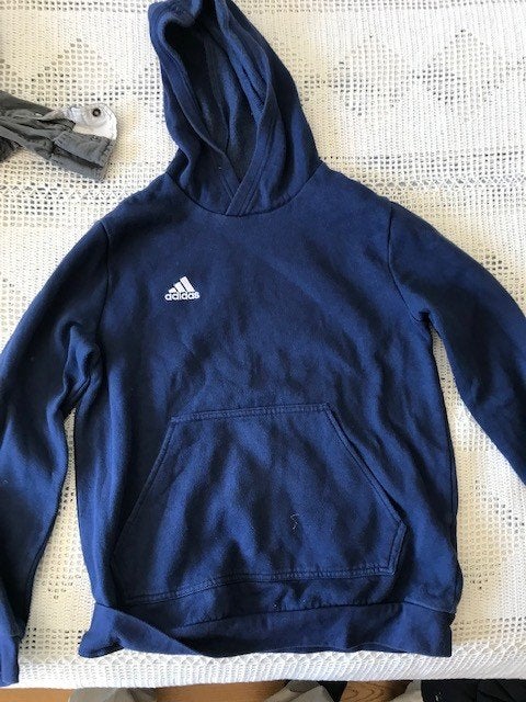 Adidas hoodie, Kinderen en Baby's, Kinderkleding | Maat 152, Ophalen of Verzenden, Zo goed als nieuw, Jongen, Trui of Vest