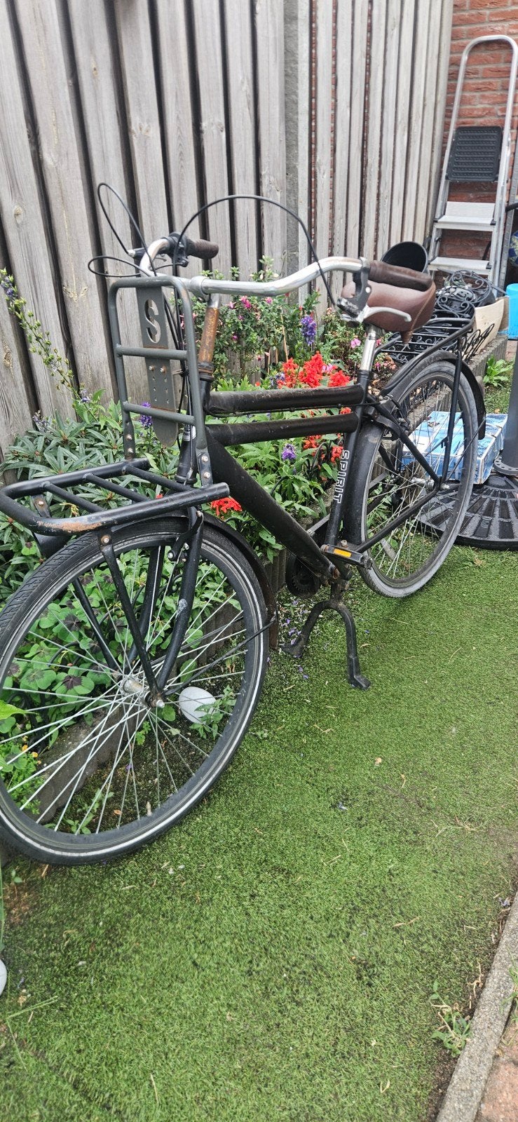 Spirit transportfiets met voordrager - Gebruikt, Overige merken, Velgrem, Ophalen of Verzenden, 53 tot 56 cm