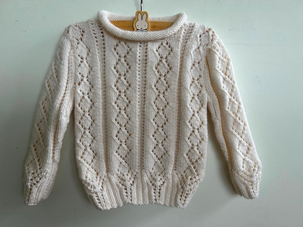 wollen trui voor meisje maat 86 NIEUW, Kinderen en Baby's, Handgemaakt, Nieuw, Ophalen of Verzenden, Truitje of Vestje