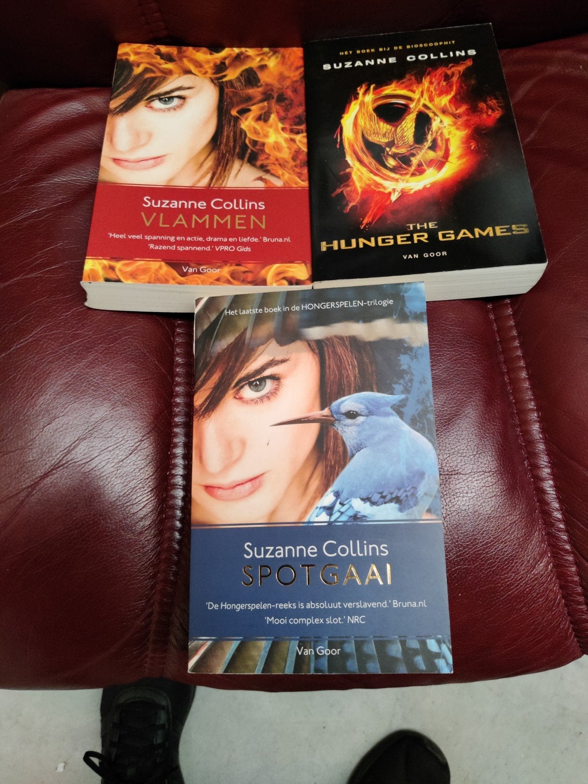 De Hongerspelen Trilogie - Suzanne Collins, Boeken, Ophalen of Verzenden, Gelezen, Suzanne Collins, Nederland