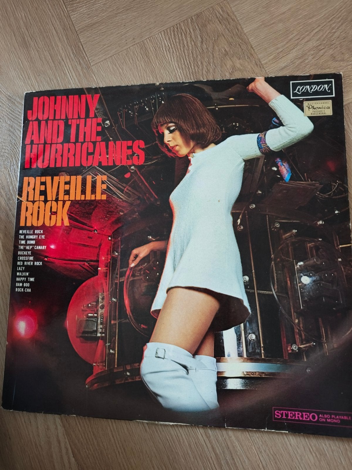 Johnny and The Hurricanes - Reville Rock LP (London), LP, Gebruikt, Ophalen of Verzenden, 12 inch