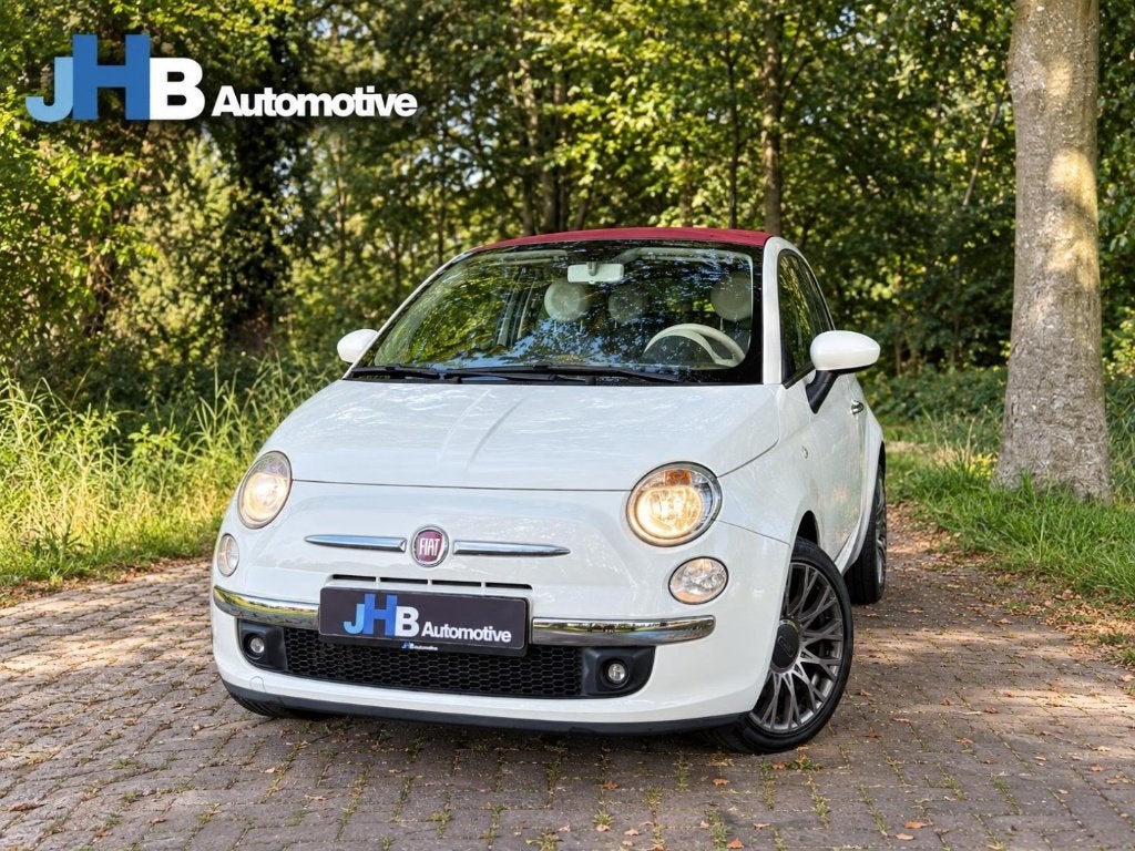 Fiat 500C 0.9 | Top onderhouden | Nieuwe APK | Cabrio, Auto's, 40 €/maand, Euro 6, Leder en Stof, Wit