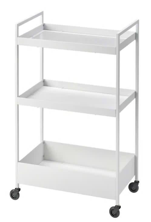 IKEA NISSAFORS Roltafel / Serveerwagen - Wit, Ophalen, Zo goed als nieuw
