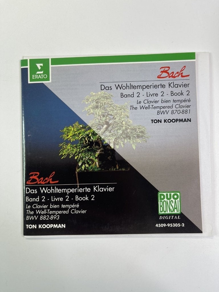 Bach - Das wohltemperierte Klavier Band 2 / Koopman / 2cd, Verzenden, Barok, Zo goed als nieuw, Kamermuziek