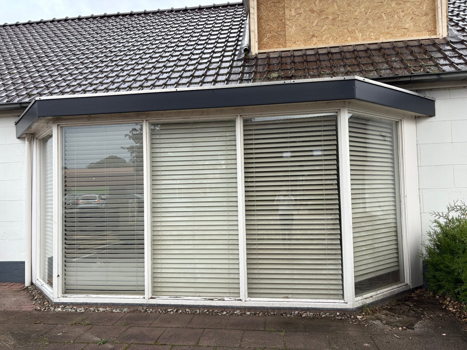 Gebruikt Gevelraam met Dubbelglas, Doe-het-zelf en Verbouw, Ophalen, Gebruikt, Overige typen, 160 cm of meer