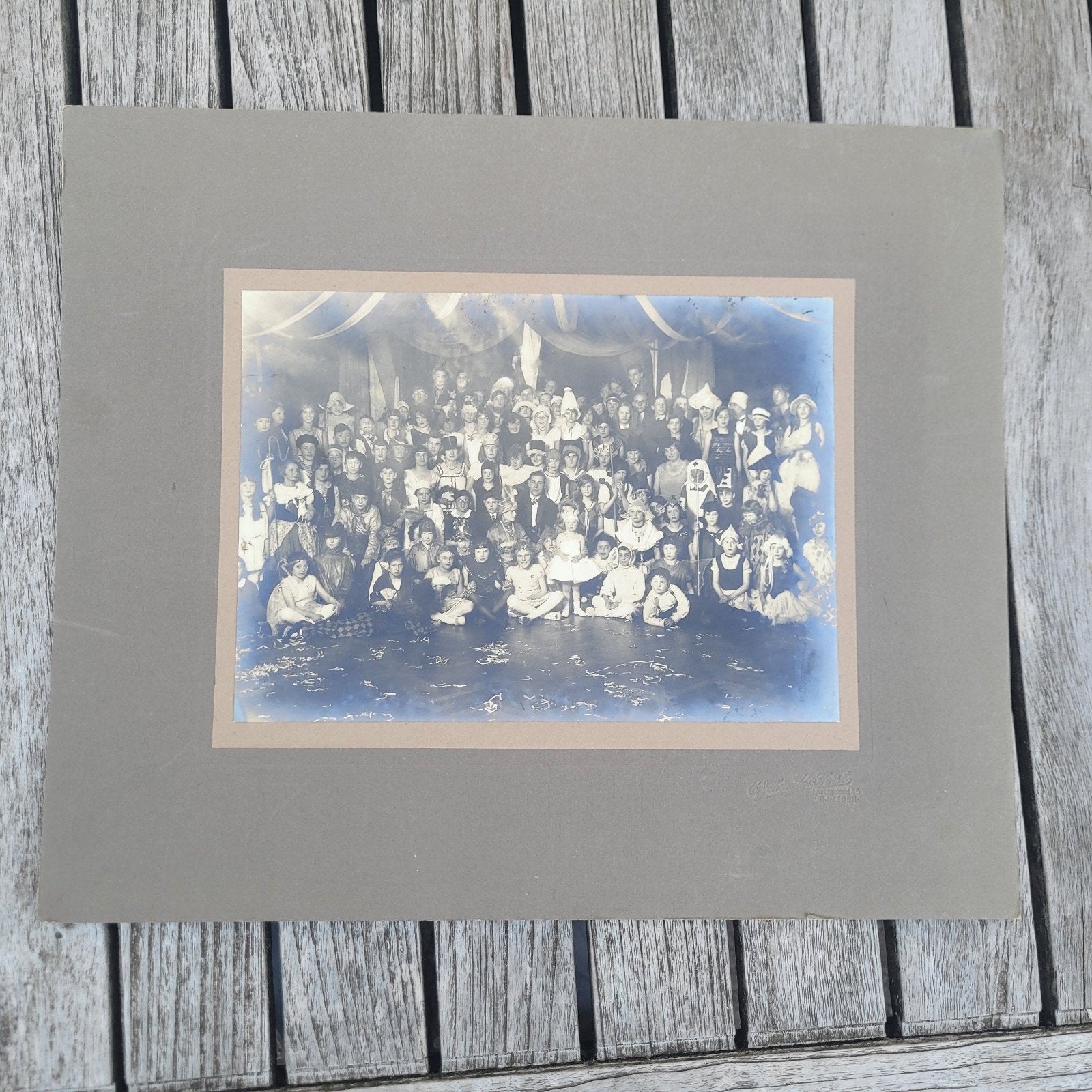 Oude foto Bal Masqué gemaskerd bal 1928 (Johan v.d. Horst), Verzamelen, Gebruikt, Foto, Ophalen of Verzenden, Voor 1940