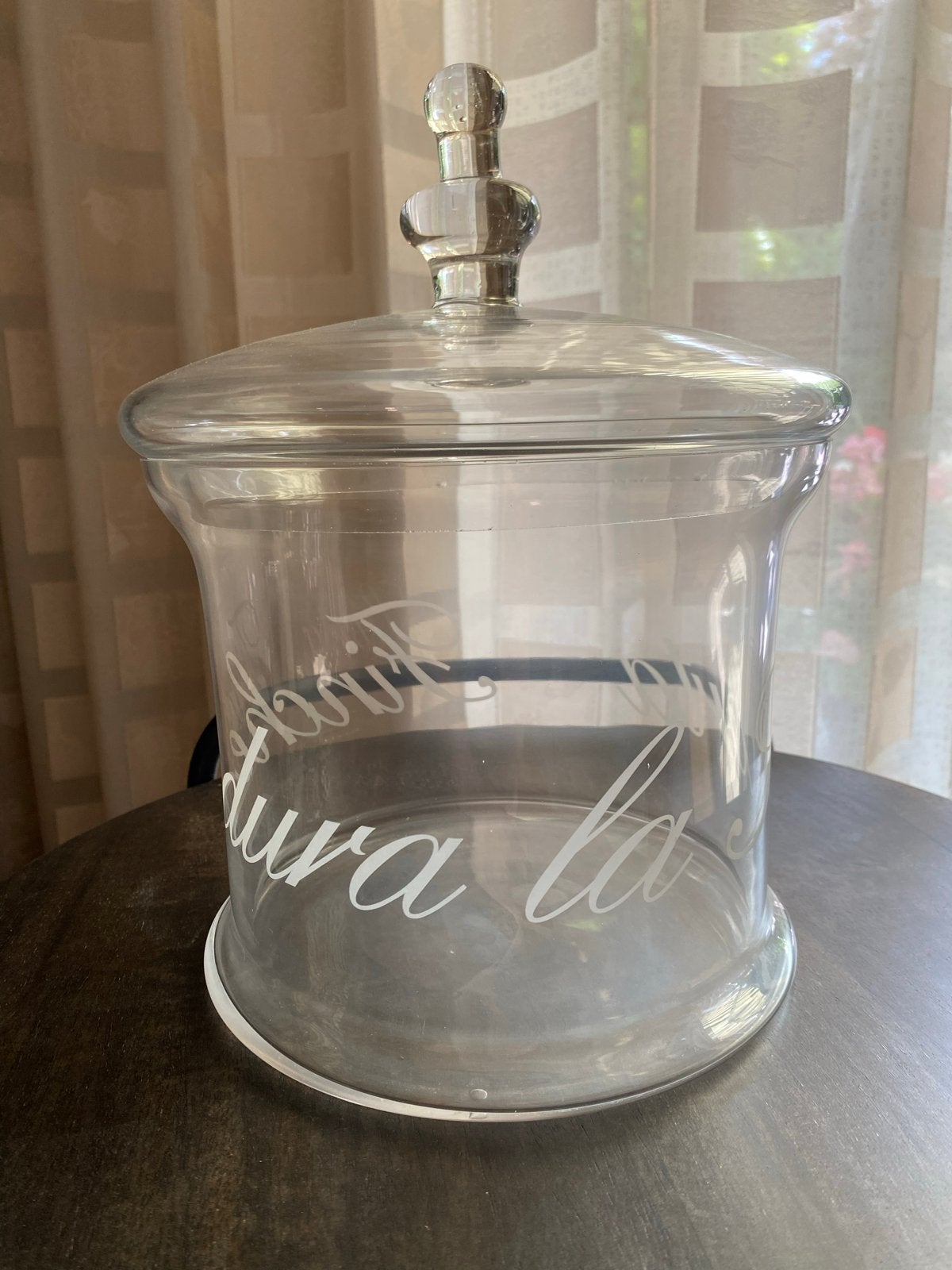 Riviera Maison Finche Dura la Scorta voorraadpot, Ophalen, Gebruikt, Glas, Landelijk