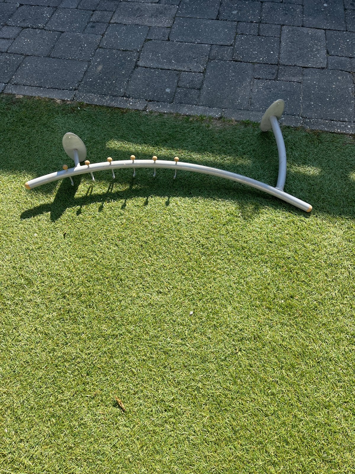 Wandkapstok met hangers - Modern design, Gebruikt, Minder dan 100 cm, Metaal, Ophalen