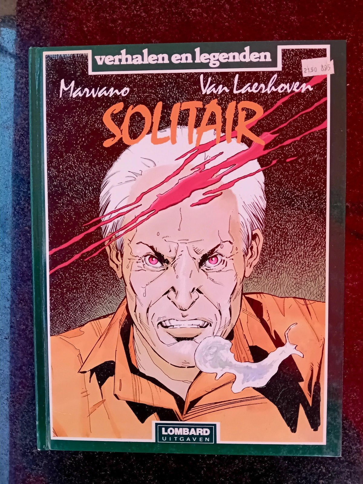 Marvano - Solitair (Hardcover), Boeken, Eén stripboek, Marvano, Ophalen of Verzenden, Zo goed als nieuw