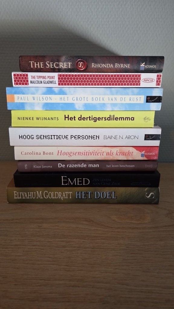 Boekenpakket zelfhulp & psychologie, Ophalen, Zo goed als nieuw