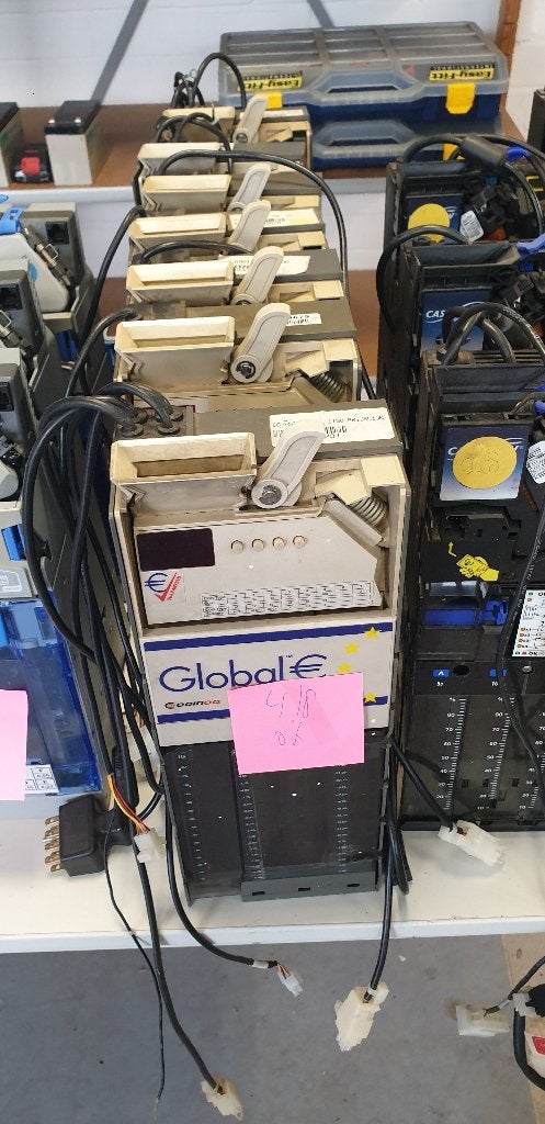 Geldwisselaars voor euromunten voor vendingmachines., Ophalen, Overige typen