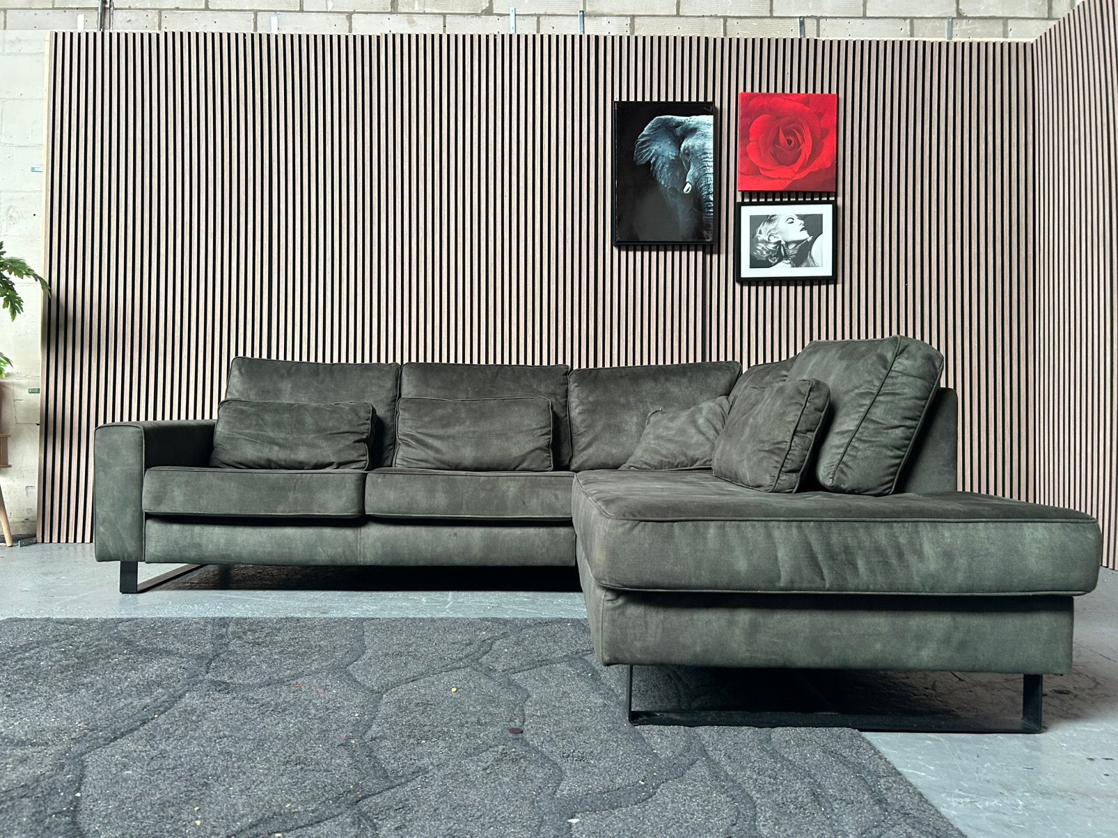 GRATIS LEVERING VELVET LOUNGE 260X220 GEREINIGD