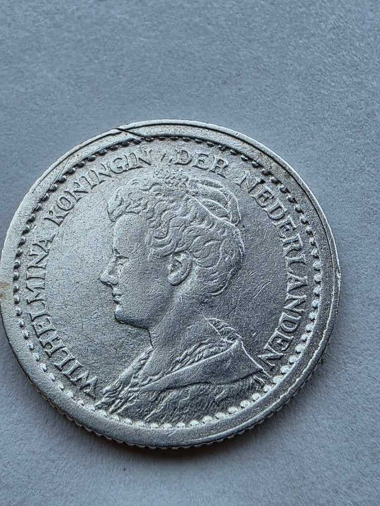 10 CENT 1916, Postzegels en Munten, Munten | Nederland, Zilver, Ophalen of Verzenden, 10 cent, Koningin Wilhelmina