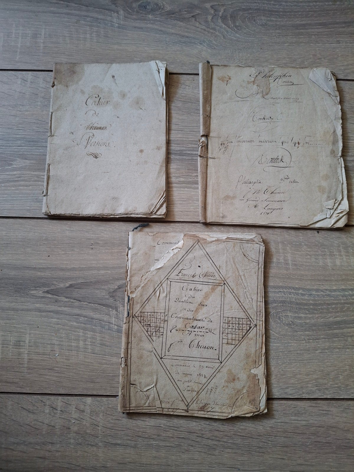 Oud Franse manuscripten: Handgeschreven vroege 19e eeuw, Ophalen of Verzenden