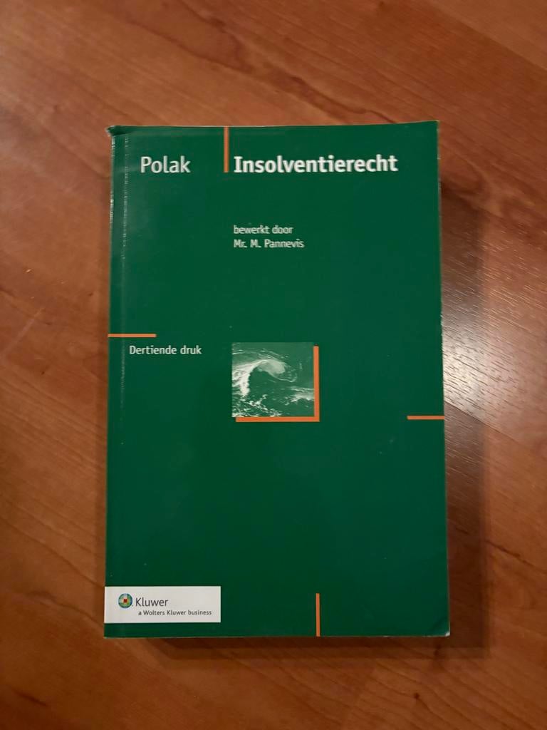 Polak Insolventierecht - Dertiende druk, Verzenden, Zo goed als nieuw