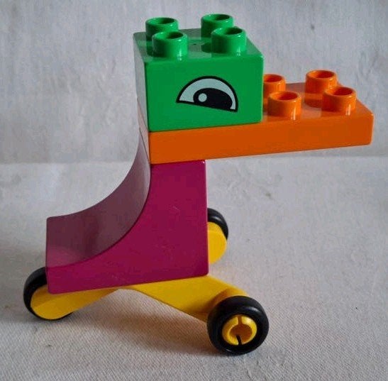 Lego Duplo Explore 5494 Eend op wielen Rolling Duck, Kinderen en Baby's, Speelgoed | Duplo en Lego, Ophalen of Verzenden, Zo goed als nieuw