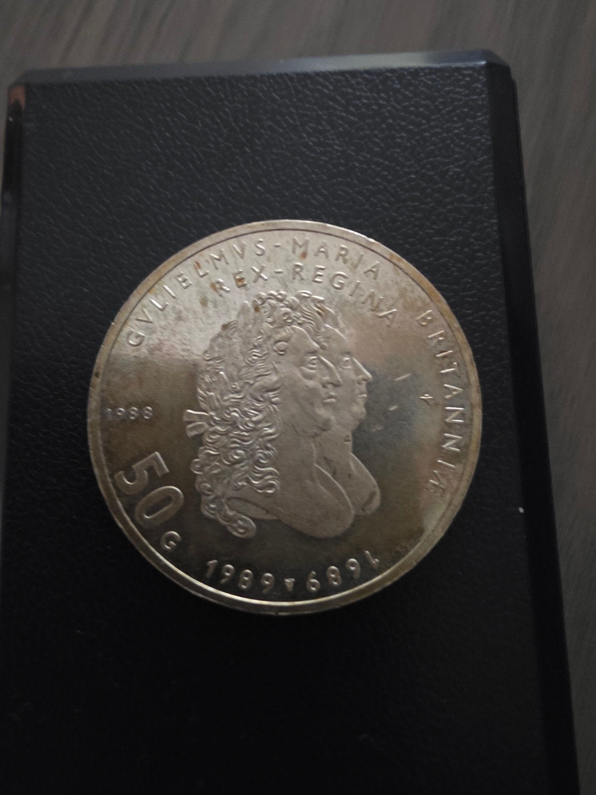 Zilveren 50 Gulden Munt Koningin Beatrix 1989, Koningin Beatrix, Zilver, Ophalen of Verzenden, Losse munt