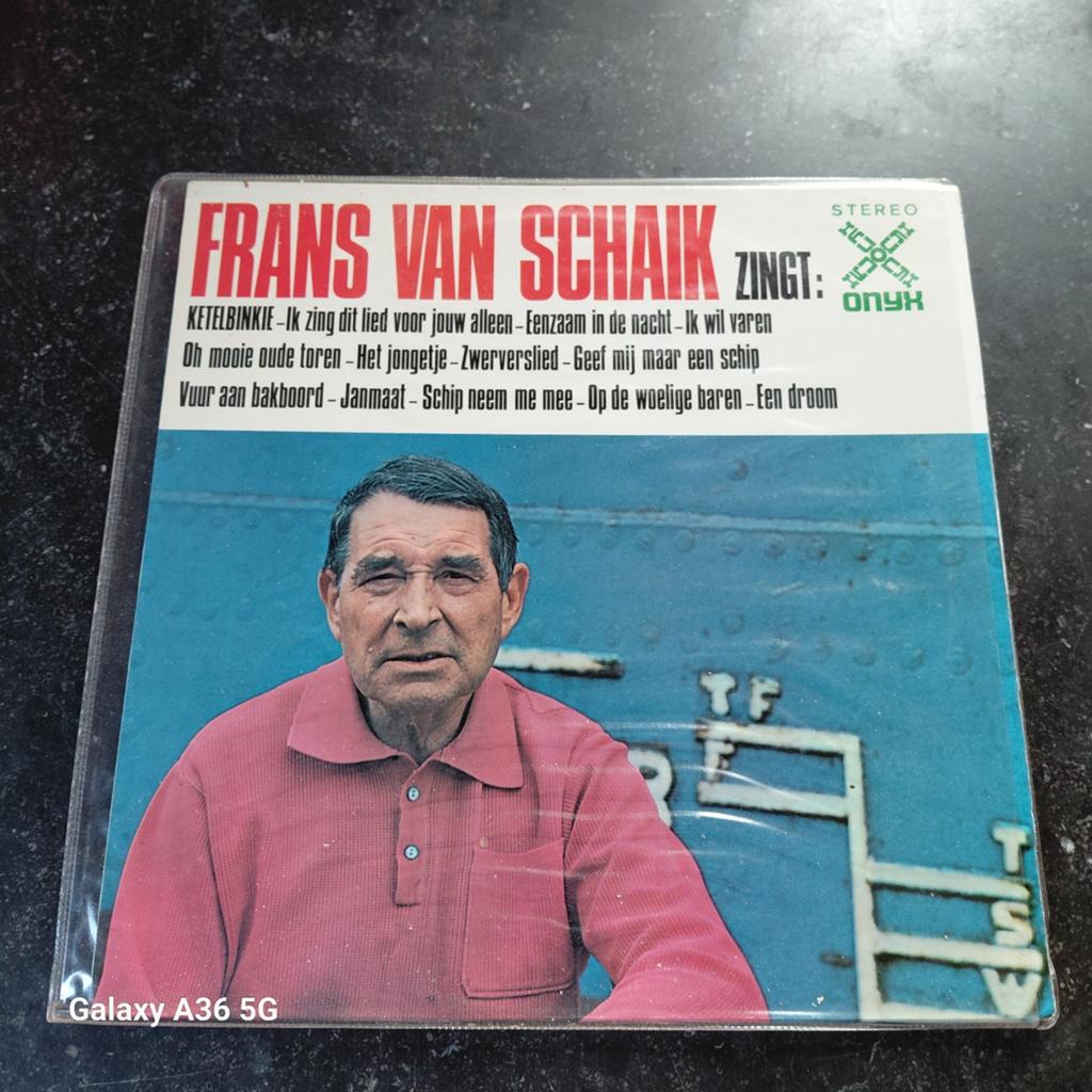 Frans van Schaik zingt - Vintage Vinyl LP Levenslied, Gebruikt, Ophalen of Verzenden, Levenslied of Smartlap, 12 inch