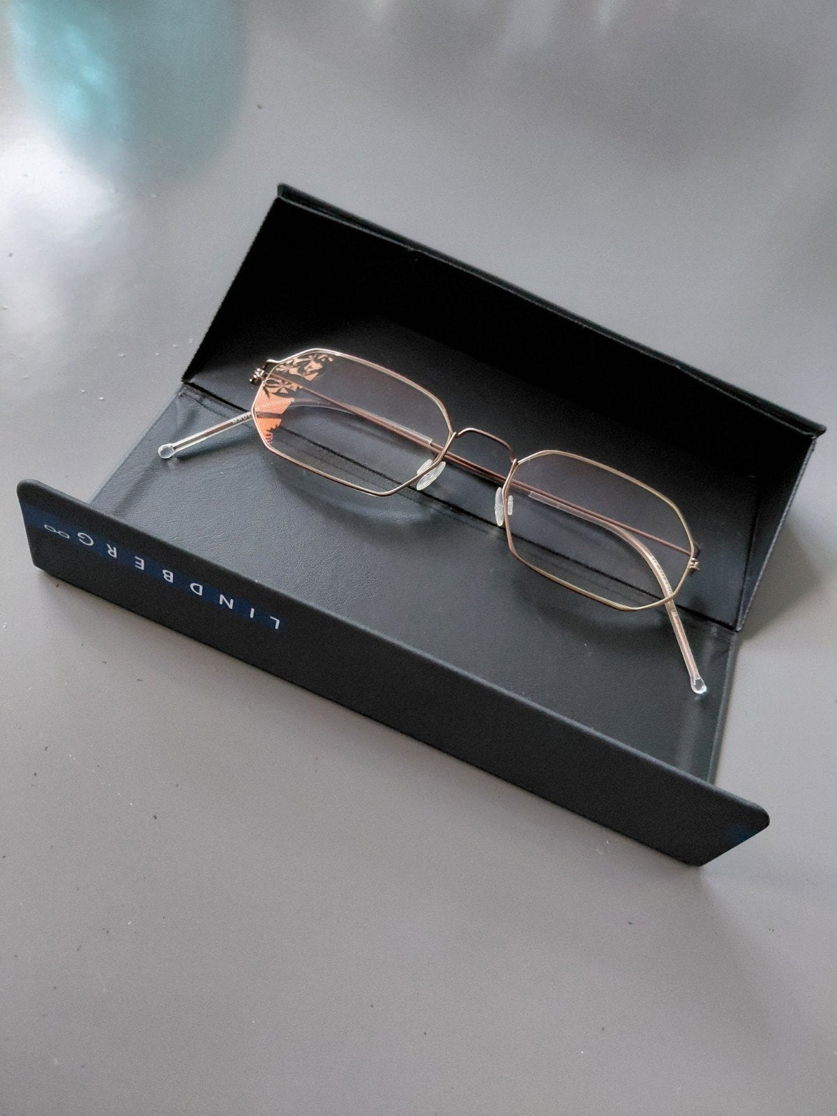Lindberg Air Titanium Rim Bril - Made in Denmark, Overige merken, Gebruikt, Bruin, Ophalen of Verzenden