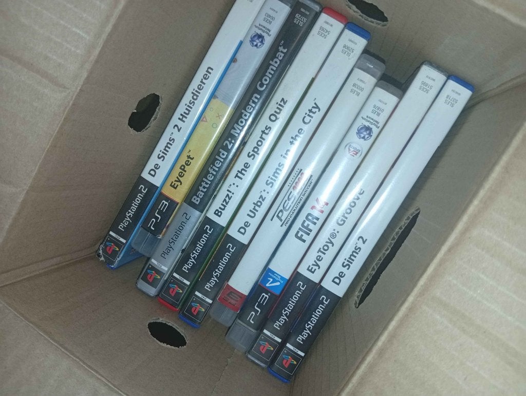 Verzameling Playstation spellen, Ophalen of Verzenden, Gebruikt, Zonder controller
