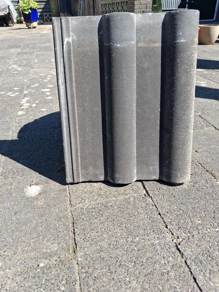 Nelskamp Dakpannen 42x35 cm - 20 stuks, gebruikt, Gebruikt, Steen of Klei, Ophalen of Verzenden, Minder dan 5 m²
